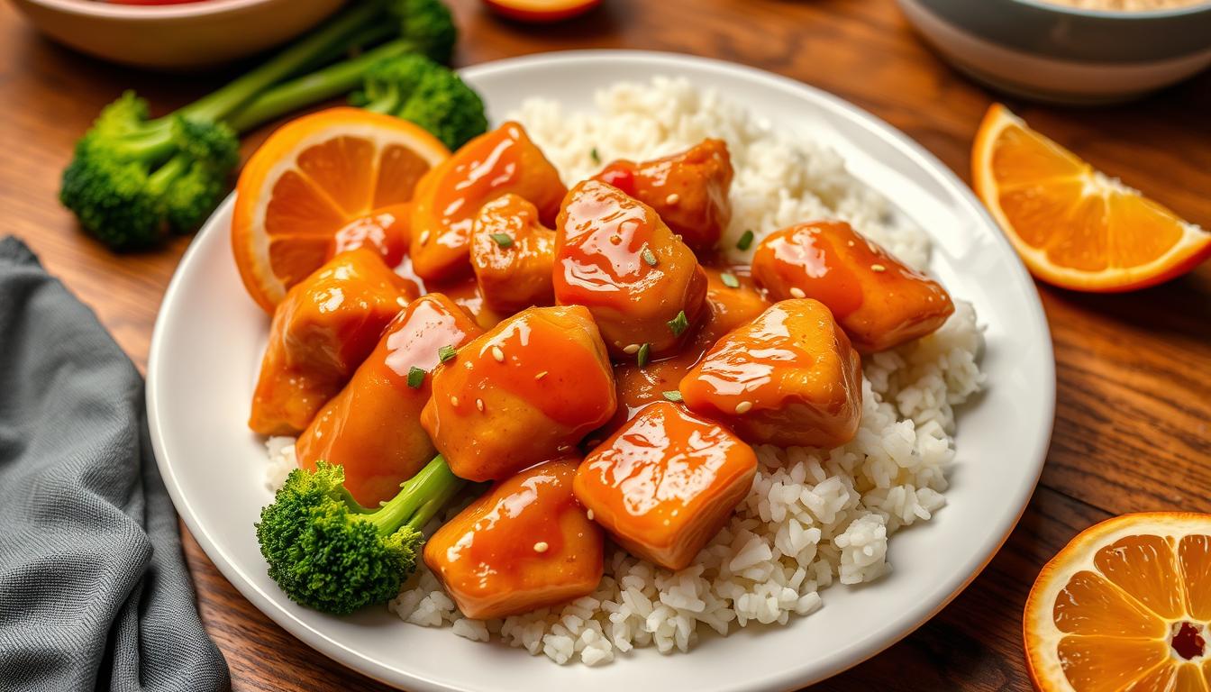 4-Ingredient Orange Chicken