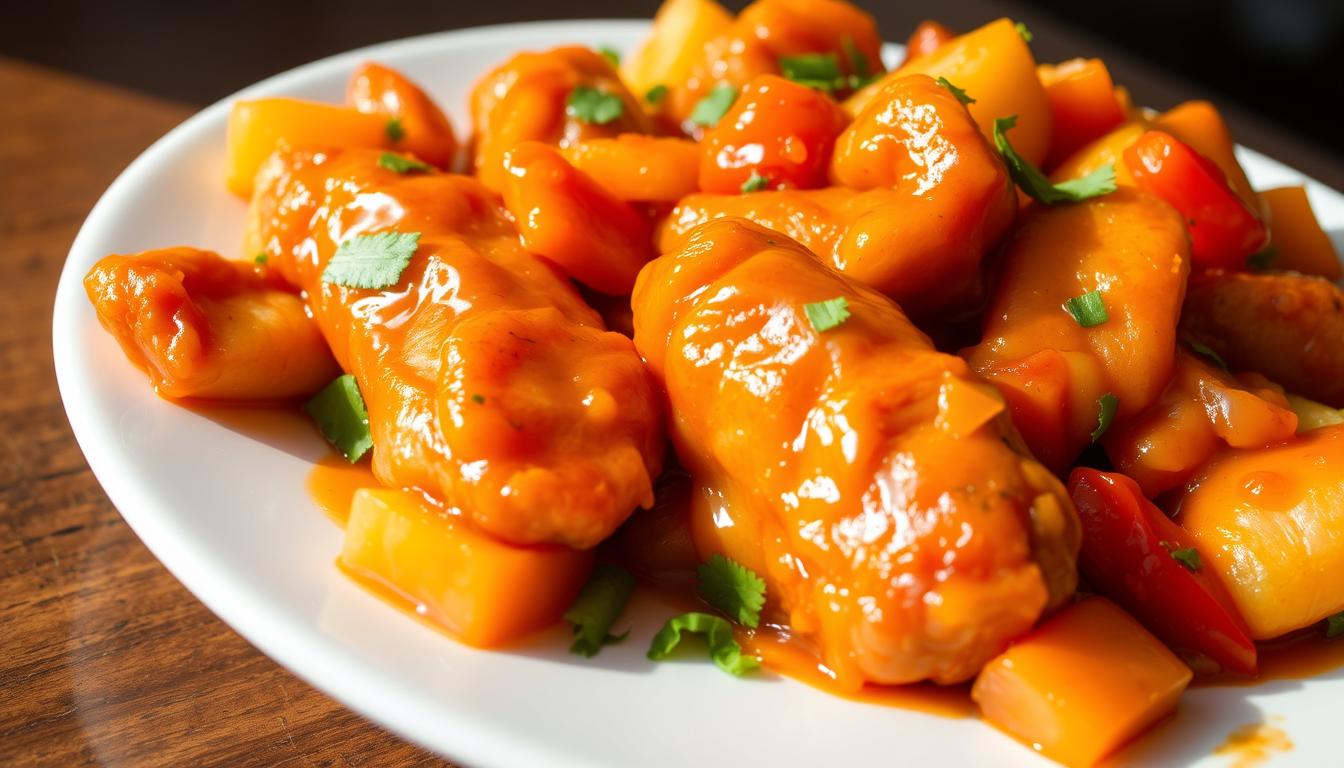 Baked Sweet And Sour Chicken