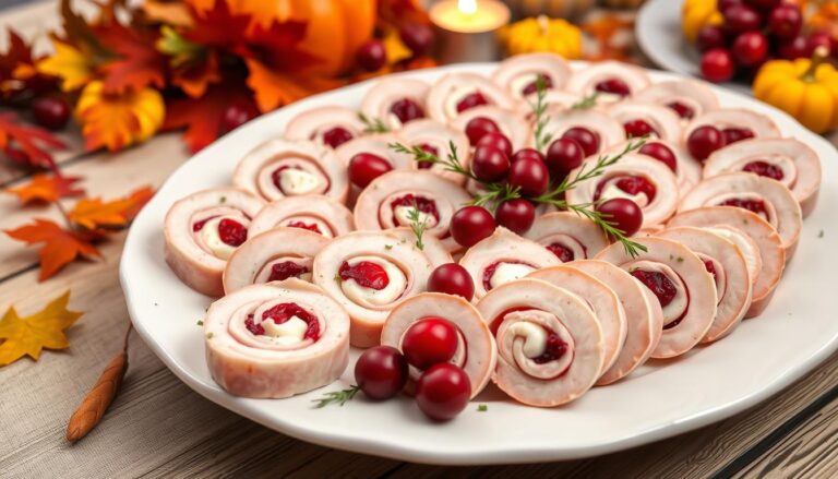 Cranberry Turkey Pinwheels