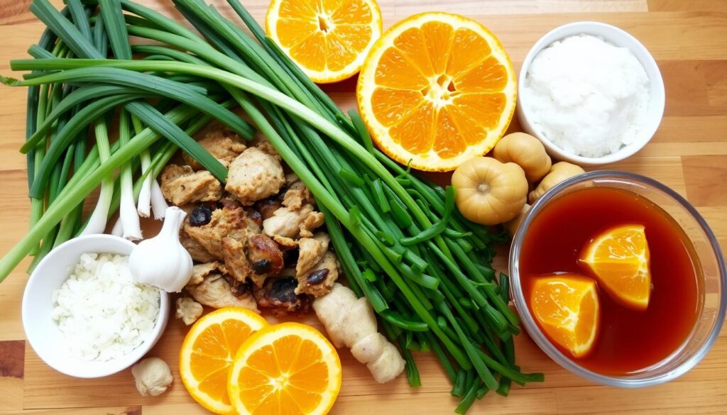 Orange chicken ingredients