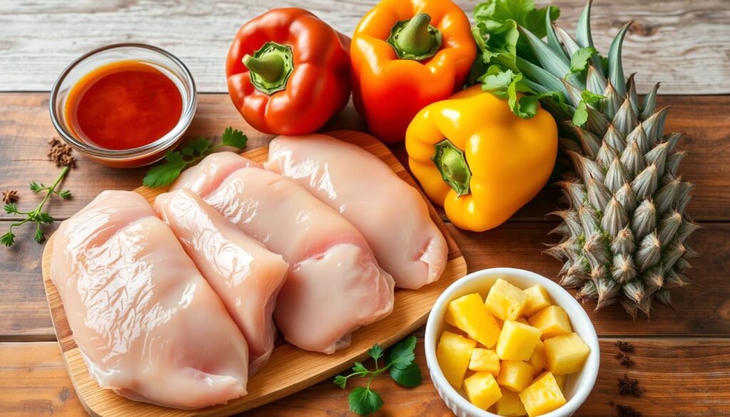 baked sweet and sour chicken ingredients