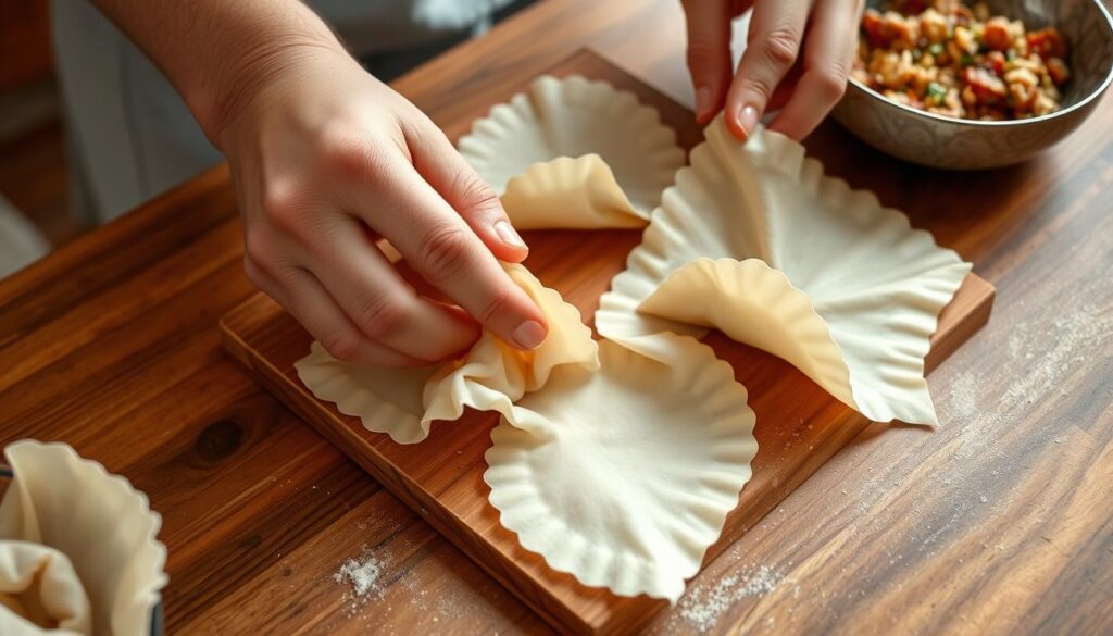 easy wonton folding