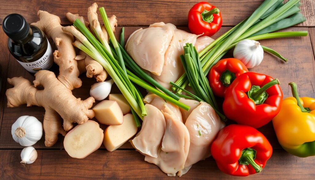 ginger chicken ingredients