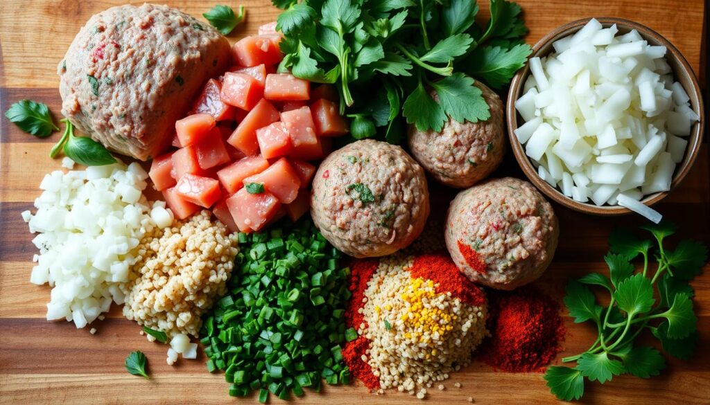 healthy meatballs ingredients